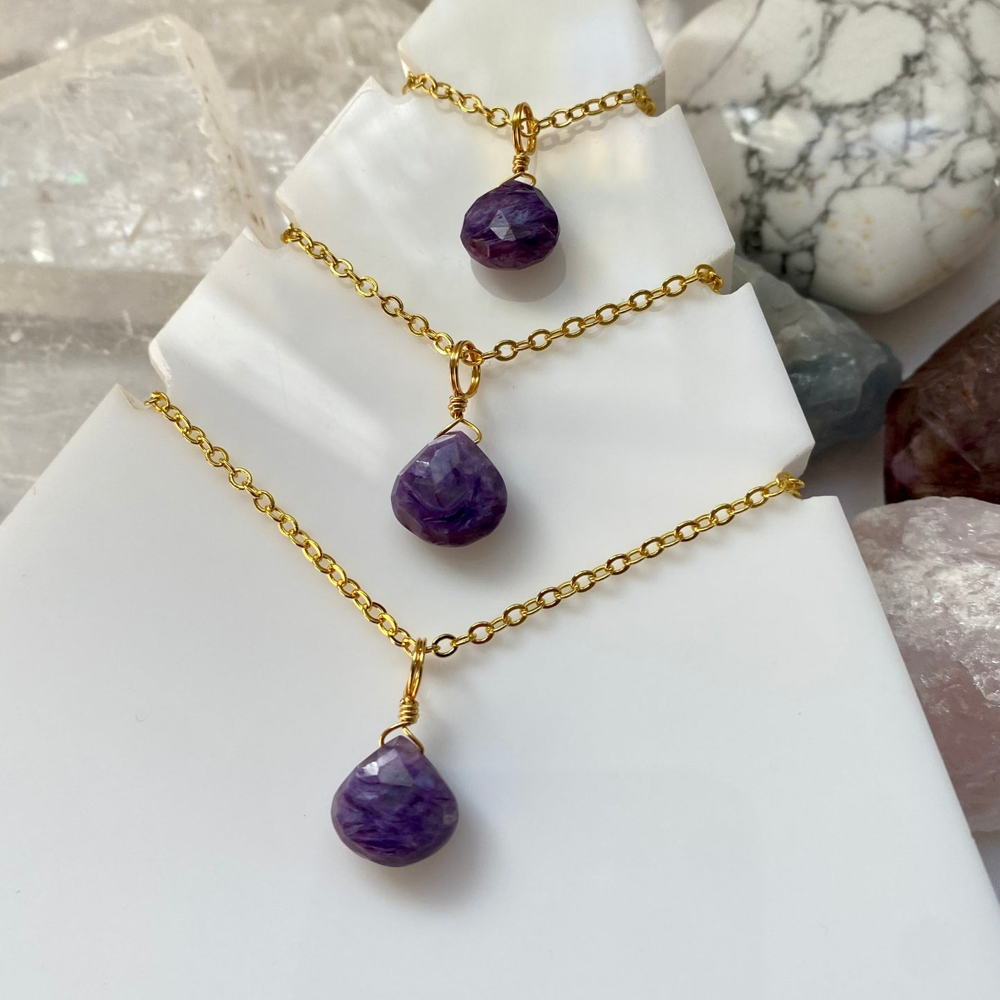 Charoite Gold