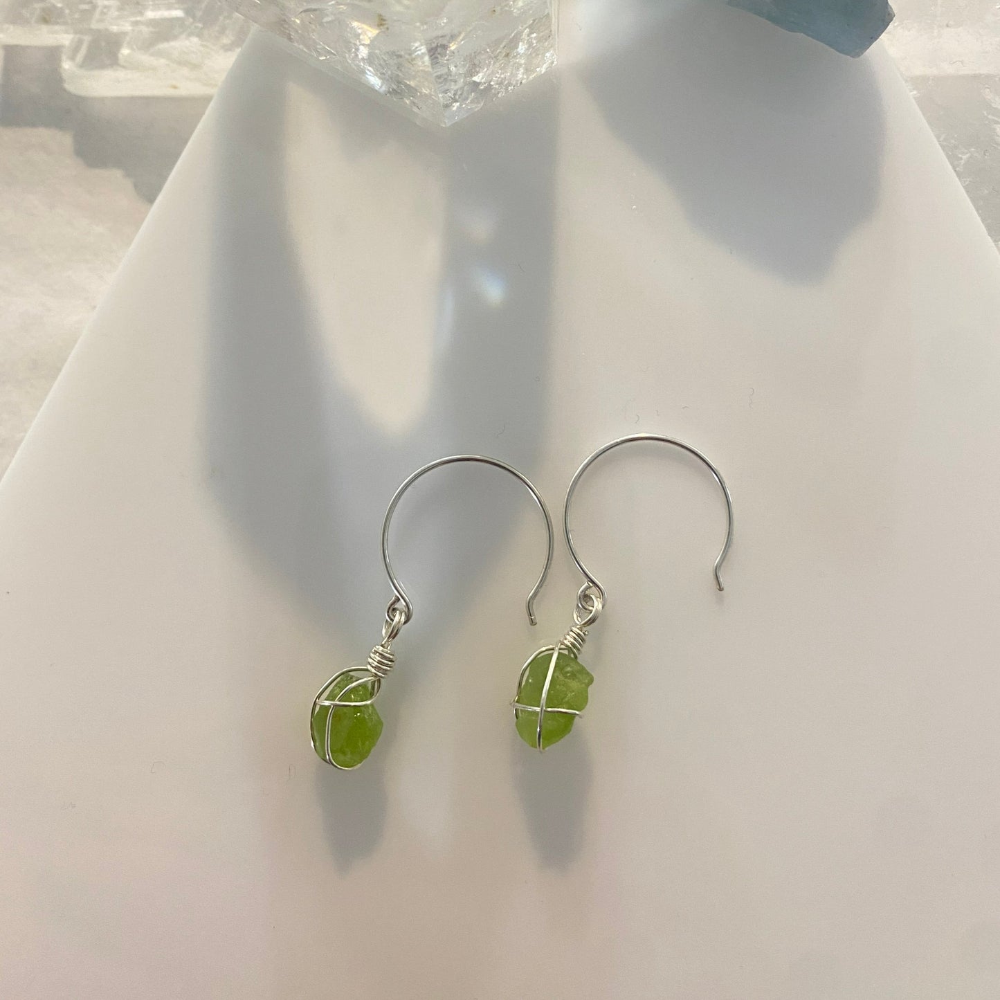 Sterling Silver Peridot earrings