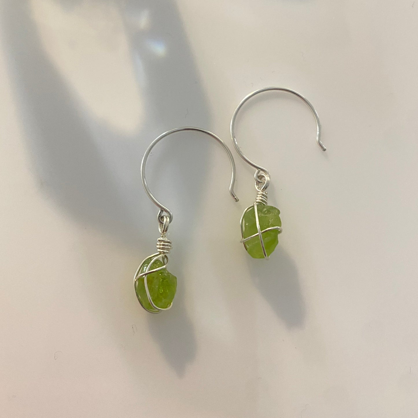 Sterling Silver Peridot earrings