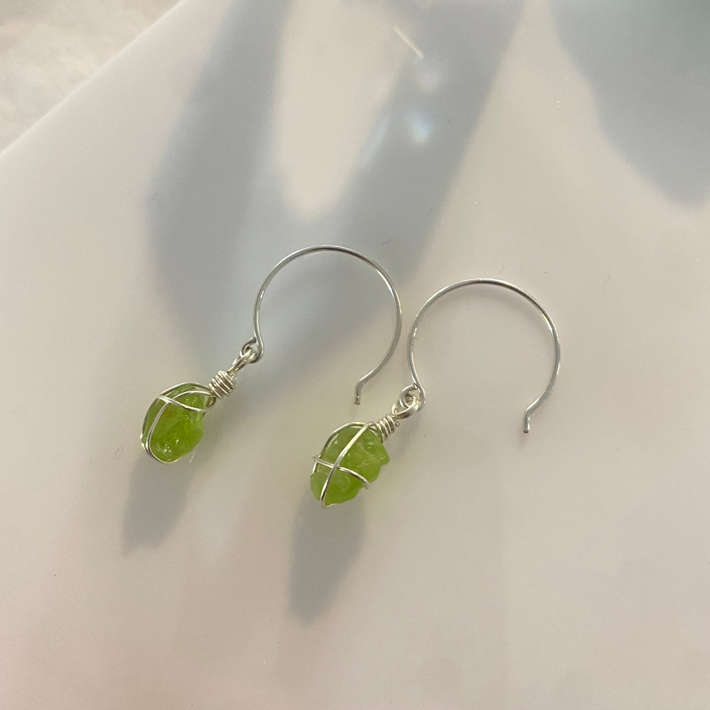 Sterling Silver Peridot earrings